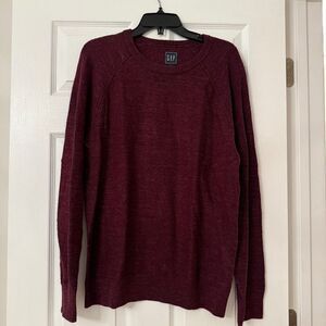Gap Maroon Burgundy Crewneck Sweater